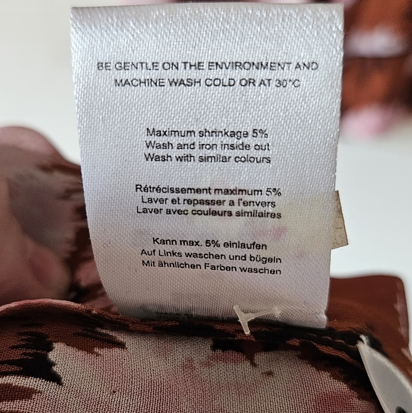 GANNI two piece tabard tunic and pant set size S or M. Pajama jam! - Picture 12 of 16